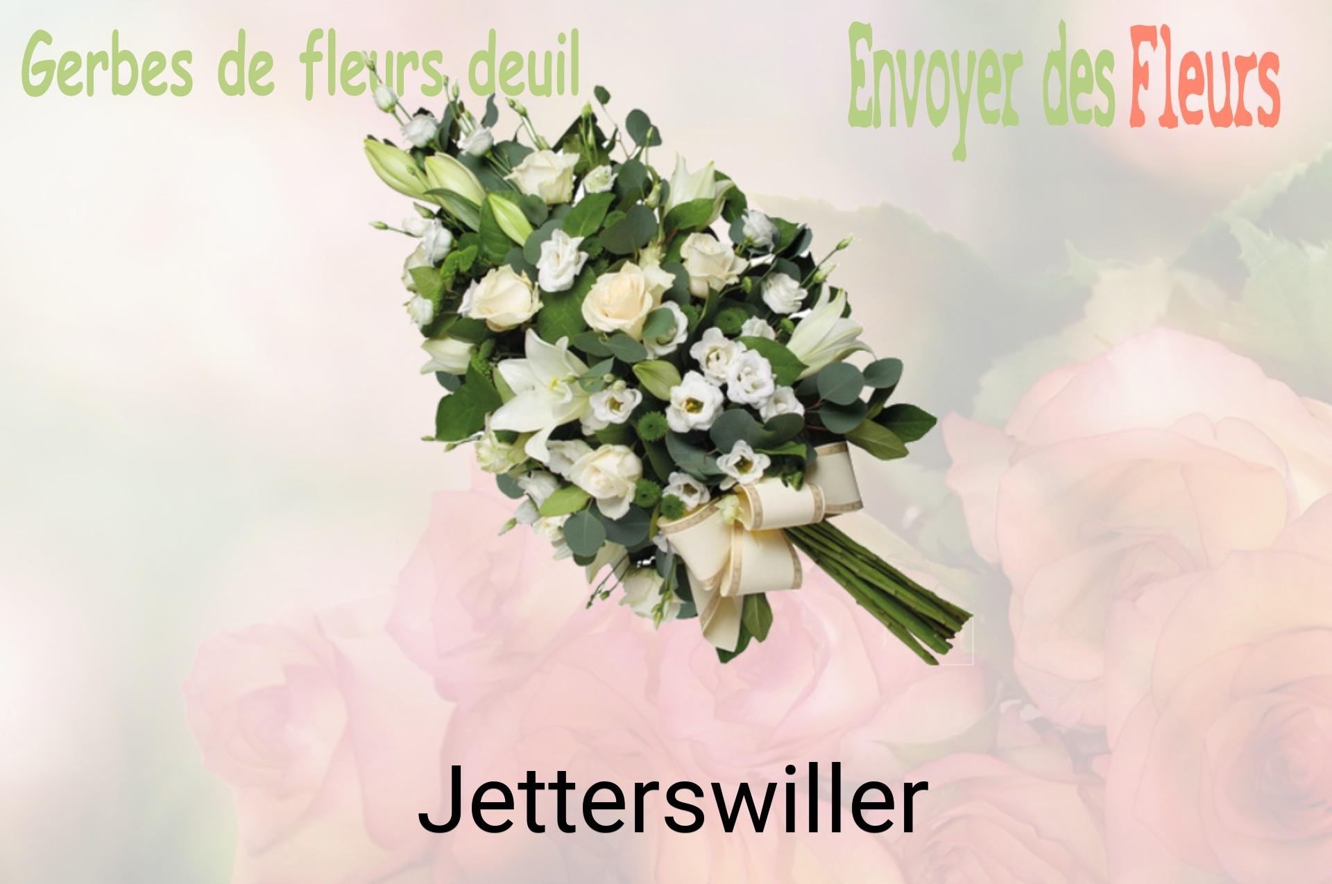 Gerbe de fleurs de deuil livrée à Jetterswiller